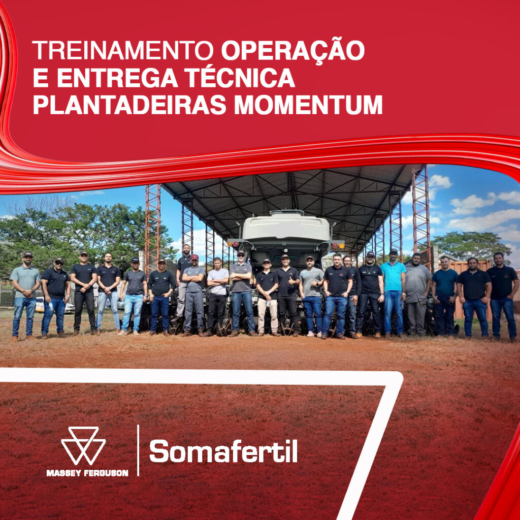 Treinamento de Excelência em Operação e Entrega Técnica de Plantadeiras Momentum em Campinas-SP